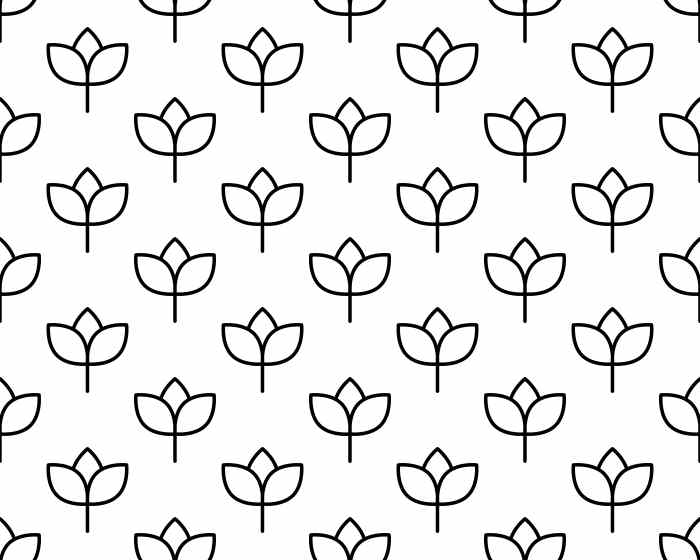 وکتور پترن برگ و گل